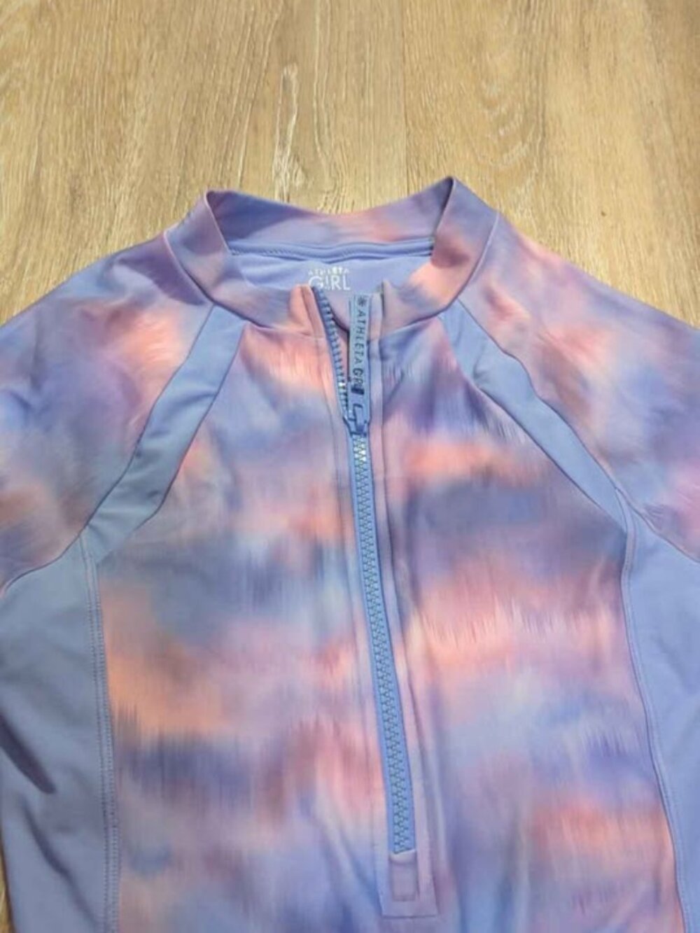 Athleta Girl Tie-Dye Long Sleeve Swimsuit XL/14 - Picture 3 of 4